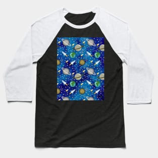 Galaxy Space Pattern Baseball T-Shirt